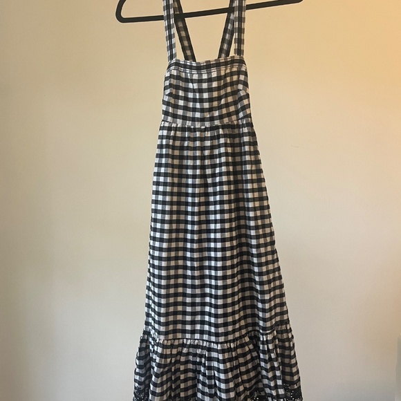 J Crew Crisscross Back Gingham Dress 00P - Picture 4 of 4